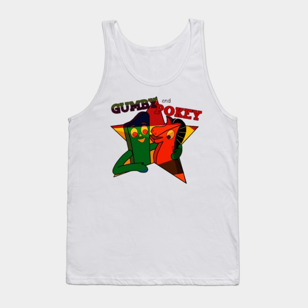 Gumby and pokey - Wpap Vintage Tank Top by Hi.Nawi